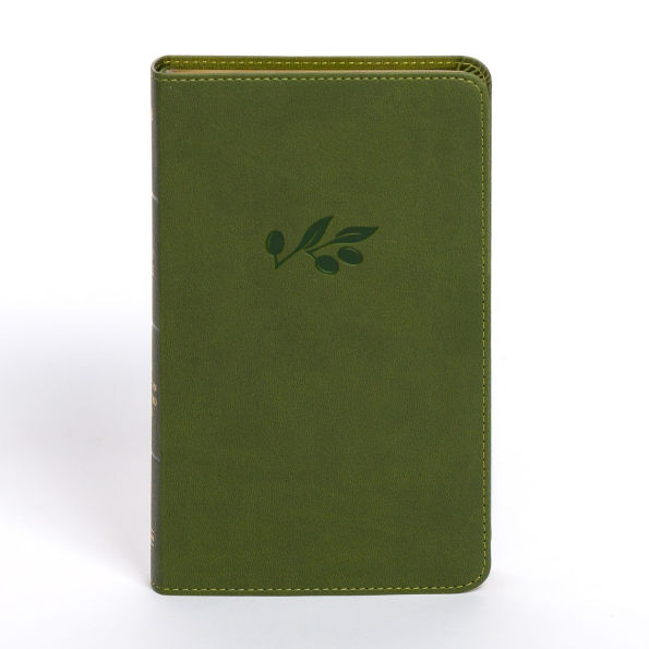 NASB Personal Size Bible, Olive LeatherTouch