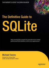 Title: The Definitive Guide to SQLite, Author: Mike Owens