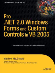 Title: Pro .NET 2.0 Windows Forms and Custom Controls in VB 2005, Author: Matthew MacDonald