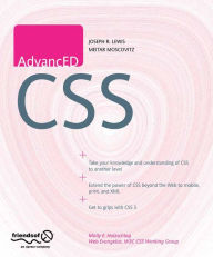 Title: AdvancED CSS, Author: Joe Lewis