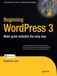 Title: Beginning WordPress 3, Author: Stephanie Leary