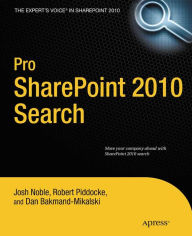 Title: Pro SharePoint 2010 Search, Author: Josh Noble