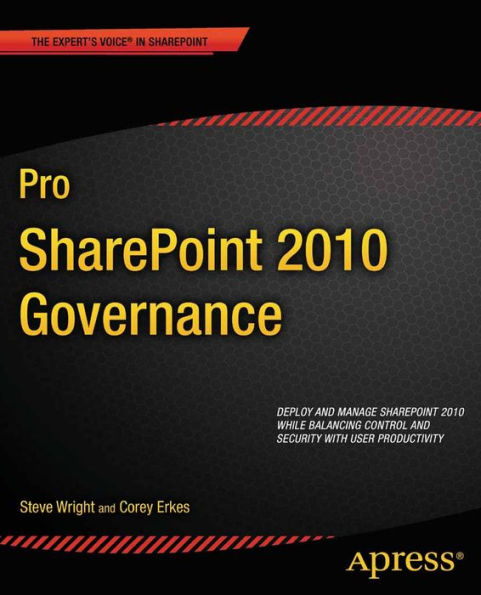 Pro SharePoint 2010 Governance