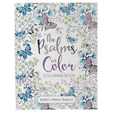 the psalms in color coloring book reflect relax rejoice