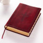 KJV Super Giant Print Faux Leather Burgundy