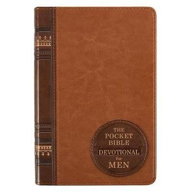 Pocket Bible Devotional Faux Leather Men