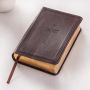 KJV Compact Large Print Lux-Leather DK Brown