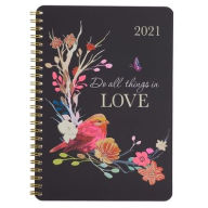 Wirebound Daily Planner 2021 All Things in Love