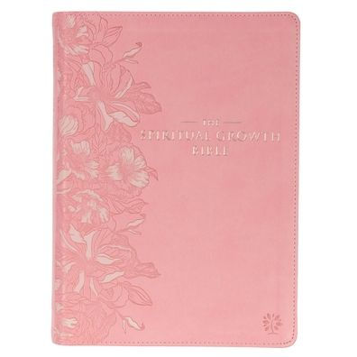 The Spiritual Growth Bible, Study Bible, NLT - New Living Translation Holy Bible, Faux Leather