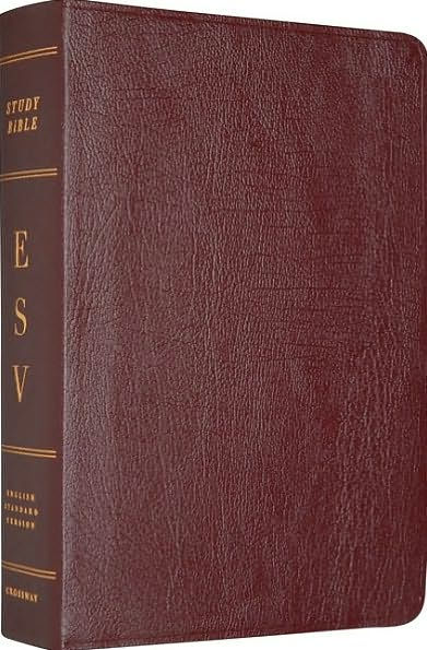 ESV Study Bible (Genuine Leather, Black)