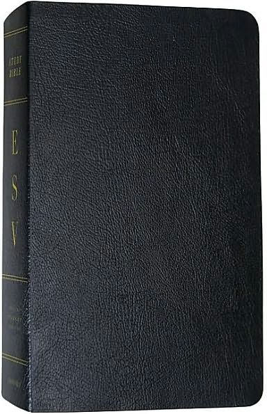 ESV Study Bible (Genuine Leather, Black)