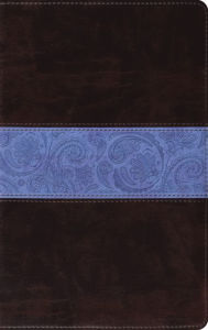 Title: ESV Thinline Bible (TruTone, Chocolate/Blue, Paisley Band Design), Author: Crossway