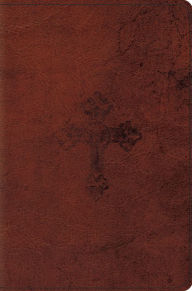 Title: ESV Compact Bible (TruTone, Walnut, Weathered Cross Design), Author: Crossway