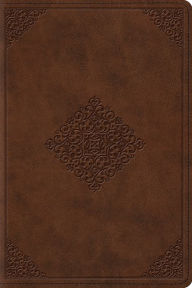 Title: ESV Study Bible, Personal Size (TruTone, Saddle, Ornament Design), Author: Crossway