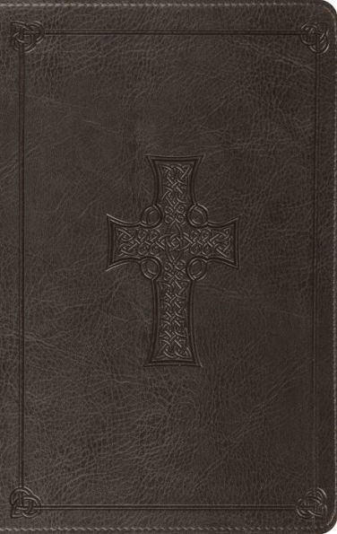 ESV Value Thinline Bible (TruTone, Charcoal, Celtic Cross Design)