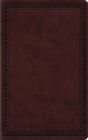 ESV Large Print Value Thinline Bible (TruTone, Mahogany, Border Design)