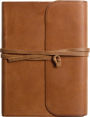 ESV Single Column Journaling Bible, Large Print (Natural Leather, Brown, Flap with Strap)