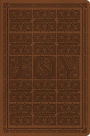 ESV Value Compact Bible (TruTone, Brown, Joy Woodcut Design)