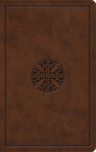 Title: ESV Thinline Bible (TruTone, Brown, Mosaic Cross Design), Author: Crossway