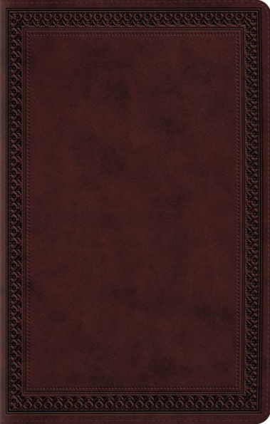 ESV Premium Gift Bible (TruTone, Mahogany, Border Design)