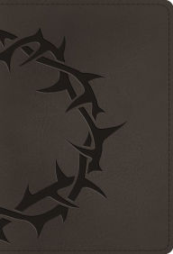 Title: ESV Large Print Compact Bible (TruTone, Charcoal, Crown Design), Author: Crossway