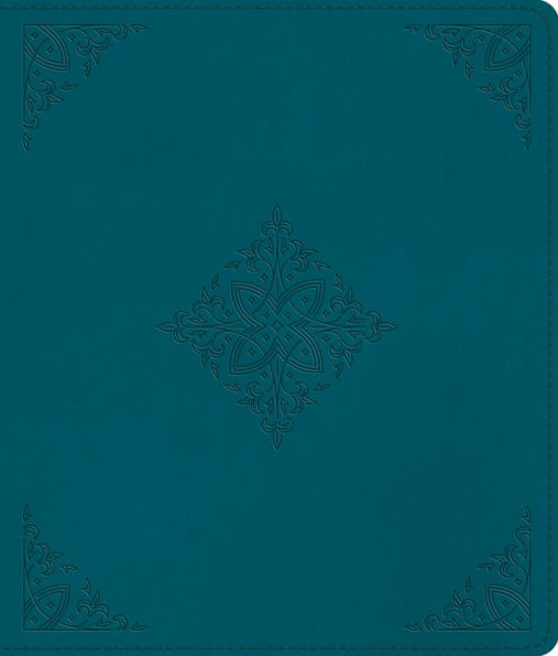 ESV Journaling Bible (TruTone, Deep Teal, Fleur-de-lis Design)