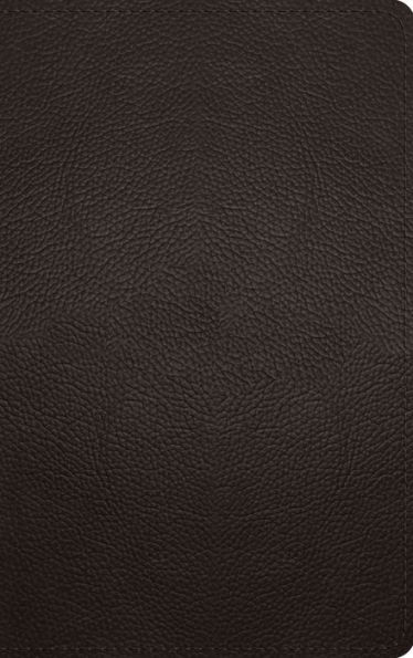 ESV Thinline Bible, Red Letter (Buffalo Leather, Deep Brown)
