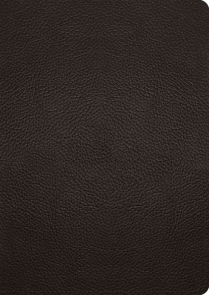 ESV Study Bible, Large Print (Buffalo Leather, Deep Brown)