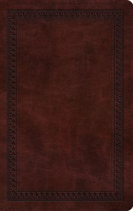 Title: ESV Thinline Bible (TruTone, Mahogany, Border Design), Author: Crossway