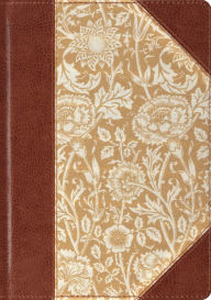 Title: ESV Single Column Journaling Bible, Large Print (Cloth over Board, Antique Floral Design), Author: Crossway