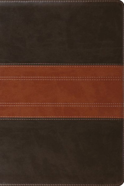 ESV Study Bible, Personal Size (TruTone, Forest/Tan, Trail Design)