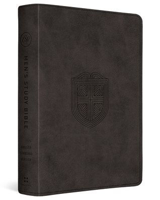 ESV Men's Study Bible (TruTone, Charcoal, Shield Design)