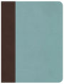 Life Essentials Study Bible, Brown/Blue LeatherTouch Indexed: Biblical Principles to Live By