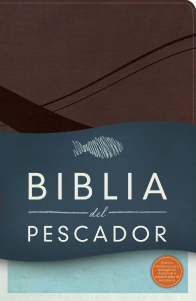 RVR 1960 Biblia del Pescador, chocolate símil piel: Evangelismo Discipulado Ministerio