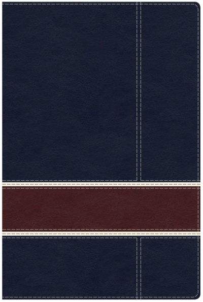 Military Families Bible Navy/Crimson LeatherTouch