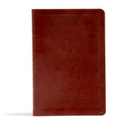 Title: CSB Large Print Ultrathin Reference Bible, British Tan LeatherTouch, Black Letter Edition, Author: Verlen