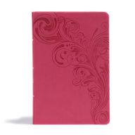 Title: CSB Giant Print Reference Bible, Pink LeatherTouch, Indexed, Author: Verlen