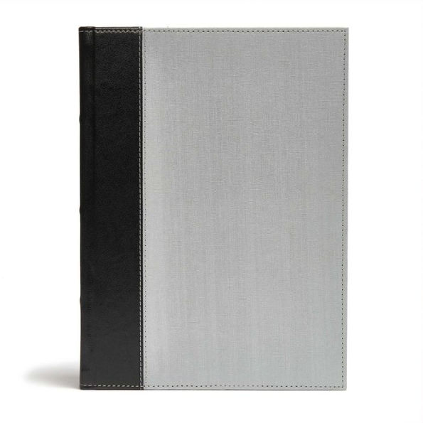 CSB Study Bible, Gray/Black Cloth Over Board: Faithful and True