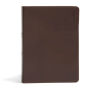 CSB She Reads Truth Bible, Brown Genuine Leather