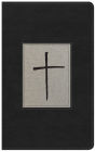 NKJV Ultrathin Reference Bible, Black/Gray Deluxe LeatherTouch