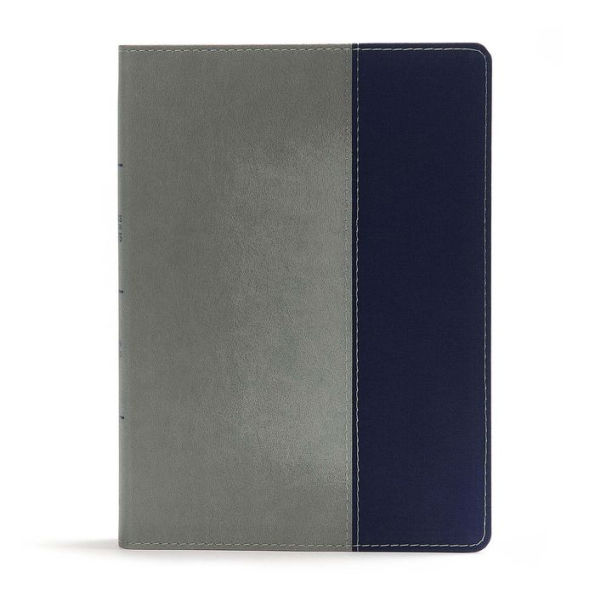 CSB Apologetics Study Bible for Students, Gray/Navy LeatherTouch