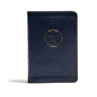 Title: CSB Military Bible, Navy Blue LeatherTouch, Author: CSB Bibles by Holman