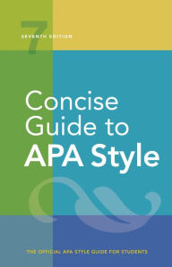 Title: Concise Guide to APA Style: 7th Edition (OFFICIAL), Author: American Psychological Association