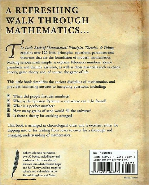 The Little Book of Mathematical Principles, Theories, & Things