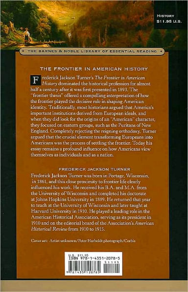 The Frontier in American History (Barnes & Noble Library of Essential Reading)