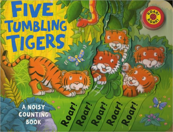 Five Tumbling Tigers (Noisy Counting Books)