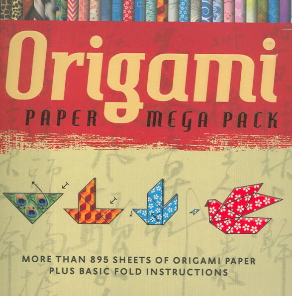 Origami Paper Mega Pack: More than 400 Sheets of Origami Paper Plus Basic Fold Instructions