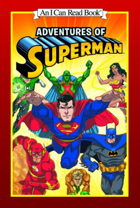 superman read adventures book flip