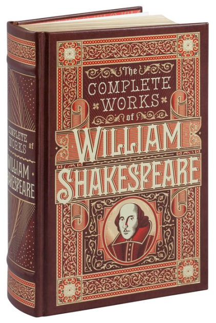 Image result for book cover the complete works of william shakespeare barnes and noble