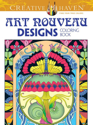 Art Nouveau Coloring Book by Marty Noble, Paperback | Barnes & Noble®